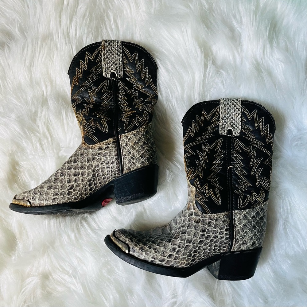 Durango Snake Print Kids Western Boots